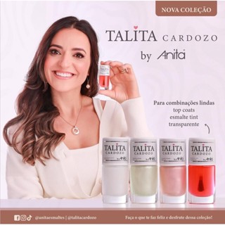 KIt 4 Top Coats Lançamento Talita Cardozo Unhas Anita em Oferta na Shopee