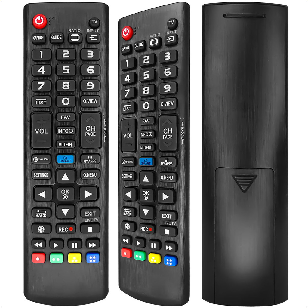 Controle Remoto Universal Compatível com TV Smart LG 55LF6500 LCD LED com Pilhas