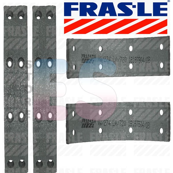 Lona Freio Gol 1996 a 2003 Santana 1984 a 2006 Traseira FRASLE VW274 em Oferta na Shopee