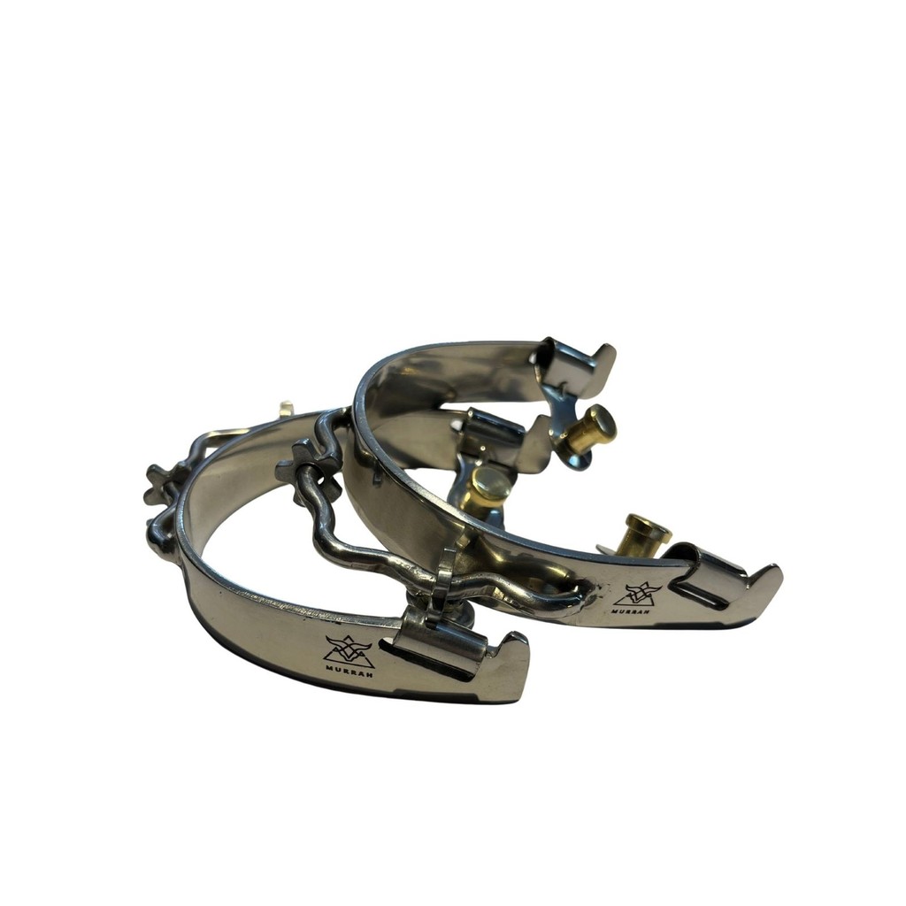 Espora Cachorro Curto Inox Team Roping Ref. X/636