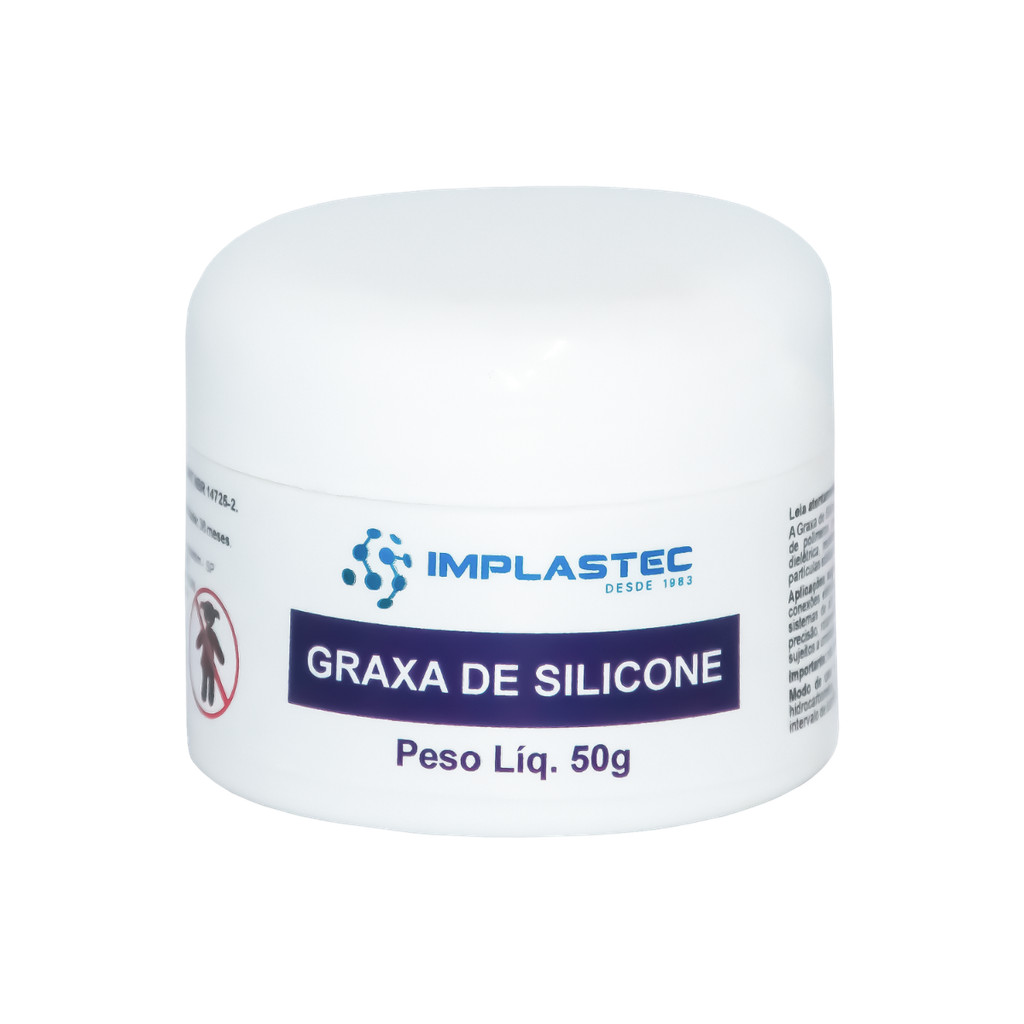 Graxa de Silicone IMPLASTEC 50g (IGS / G. Sil.) 200 em Oferta na Shopee
