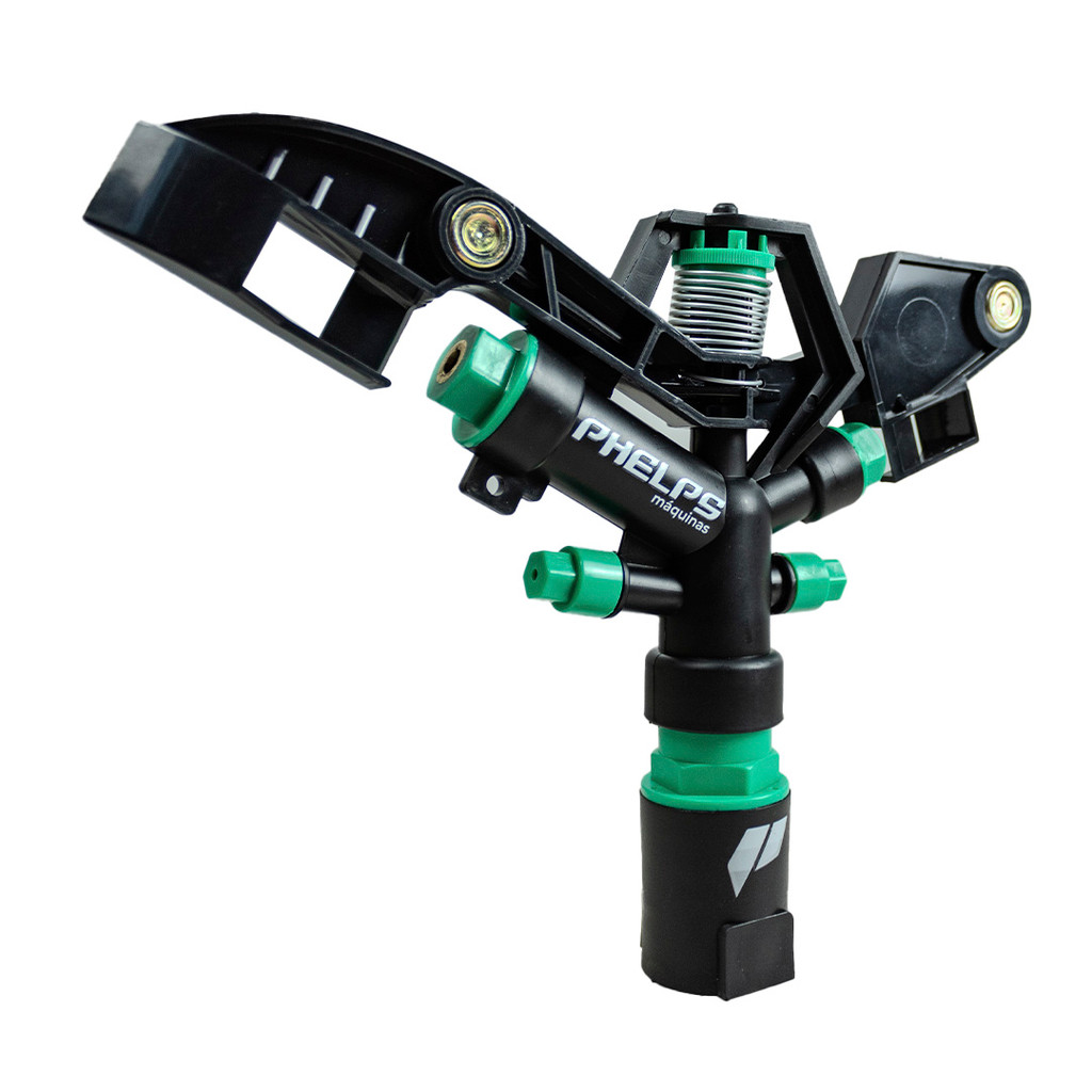 Aspersor de Irrigação Canhão Raio de 16m - 4.200 Litr/h - 1" em Oferta na Shopee