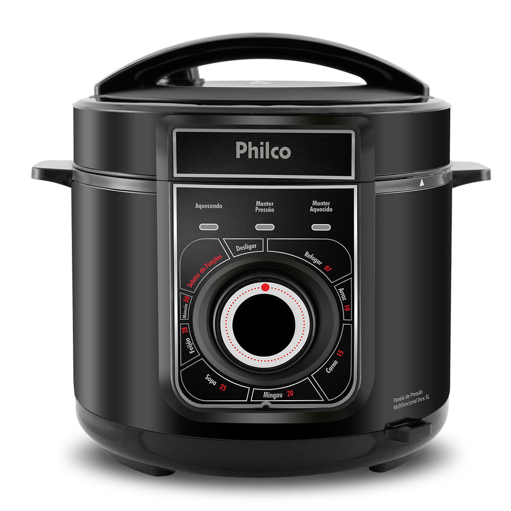 Panela de Pressão Philco PPP02PI Inox Multifuncional 5L - Home Appliances