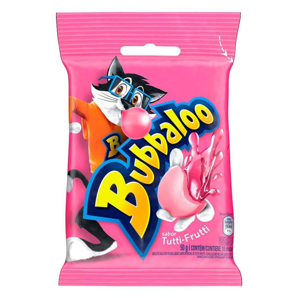 Chiclete Bubbaloo Tutti Frutti 10 Unidades - Food & Beverages