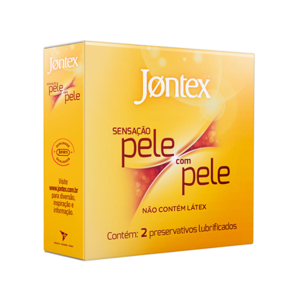 Preservativo Jontex Sensação Pele com Pele 2 Unidades - Health