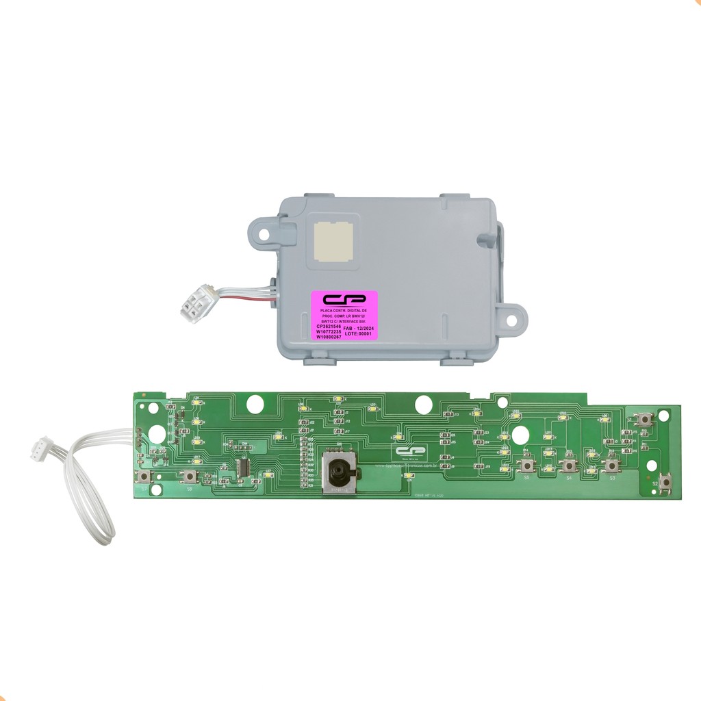 Placa Interface Biv Para Lavadora Bwh12ab Bwt12ab CP 3621546