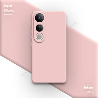 Capa Macia De Silicone Líquido Para VIVO V50 Lite V40Lite , Proteção Simples Câmera , Traseira À Prova De Choque V30E em Oferta na Shopee