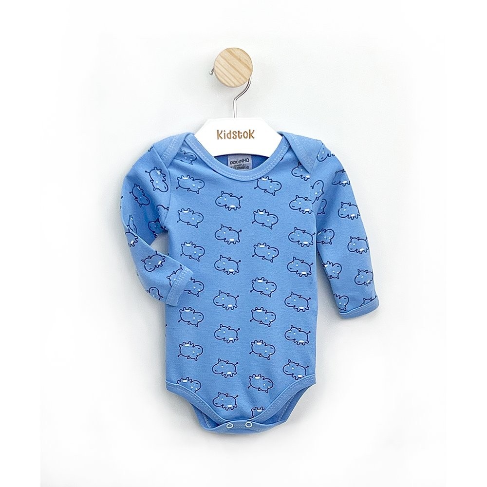 Body Bebê Menino Hipopótamo - Kidstok em Oferta na Shopee