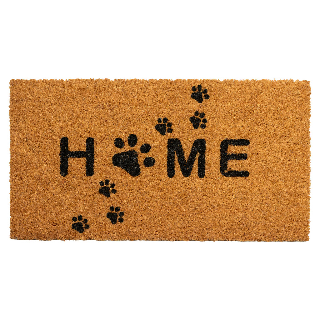 Tapete Capacho Entrada Fibra Coco Home Pata 33x60cm Marrom Casa Pet Limpeza Praticidade Edantex em Oferta na Shopee
