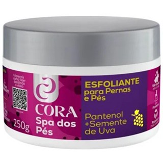 Esfoliante Spa dos Pés Cora Pantenol +Uva Pote 250g em Oferta na Shopee