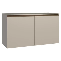 Balcão de Cozinha 120 cm 2 Portas Suspenso Crema Nice Madesa