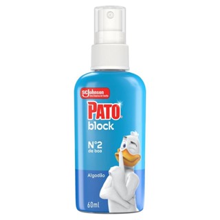 Odorizador Sanitário Líquido Algodão Pato Block 60ml Spray em Oferta na Shopee