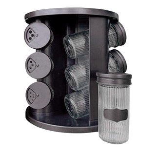 Porta Condimentos Giratório Com 9 Potes Lines em Oferta na Shopee