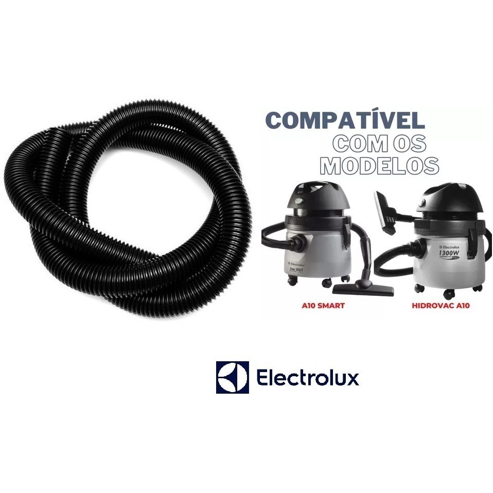 Mangueira compatível Aspirador de Pó  E Agua 32mm Electrolux Hidrovac 3 metros