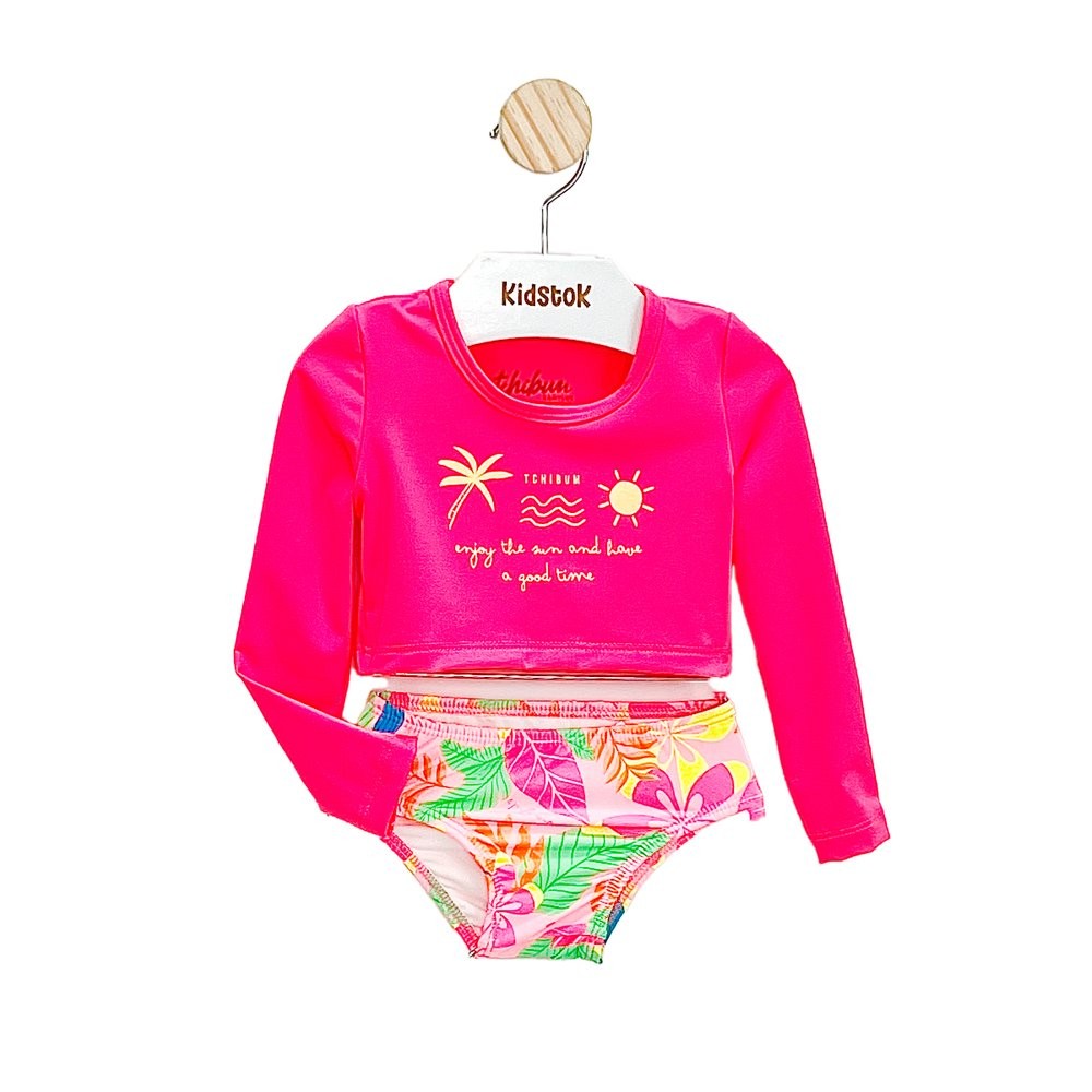 Conjunto Menina Sol Proteção UV - Kamylus em Oferta na Shopee