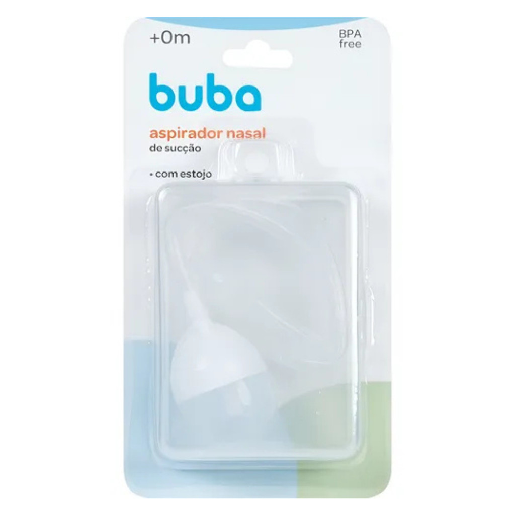 Aspirador Nasal De Succao Com Estojo Buba Redondo
