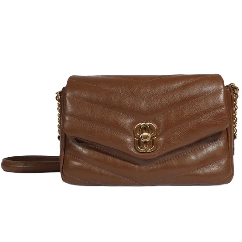 BOLSA SCHUTZ TIRACOLO MARROM