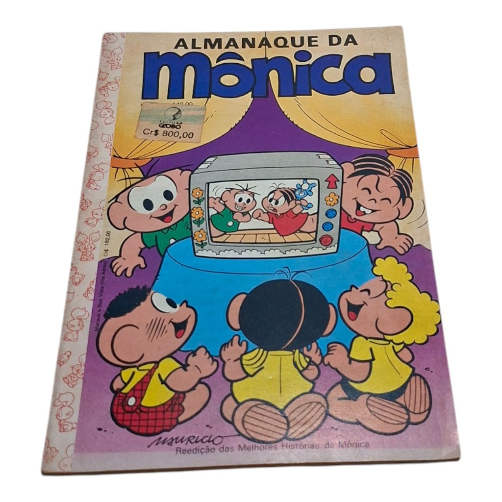 Hq Gibi - Almanaque da Mônica n° 23  - Ed. Globo - 1991