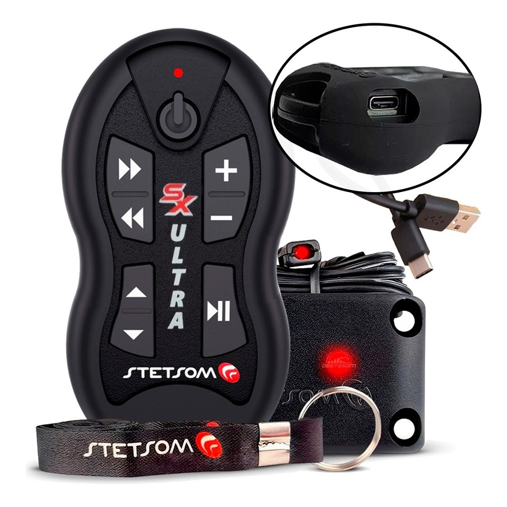 Controle Longa Distância Stetsom Sx2 Ultra Recarregável em Oferta na Shopee
