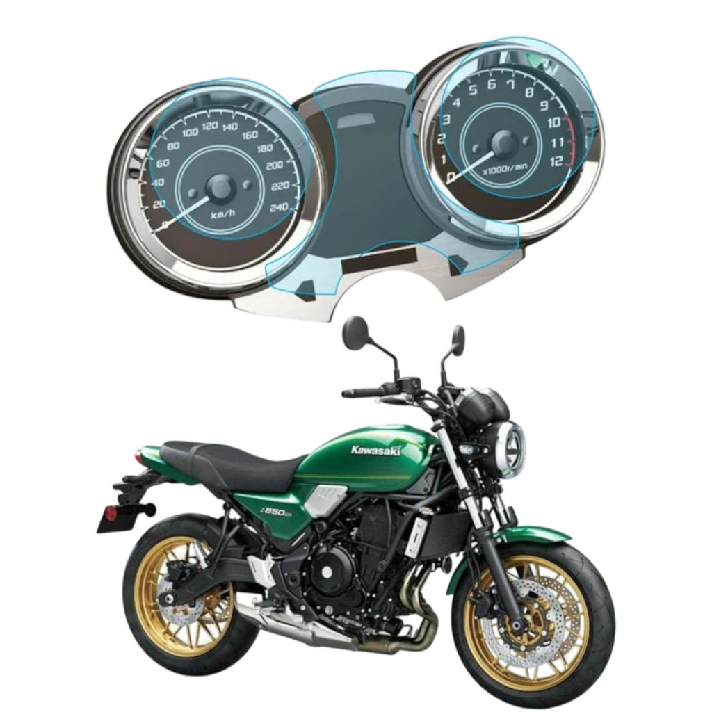 Película Nano Glass 9h Painel Z650 rs Z900 rs 2019 2020 2021 2022