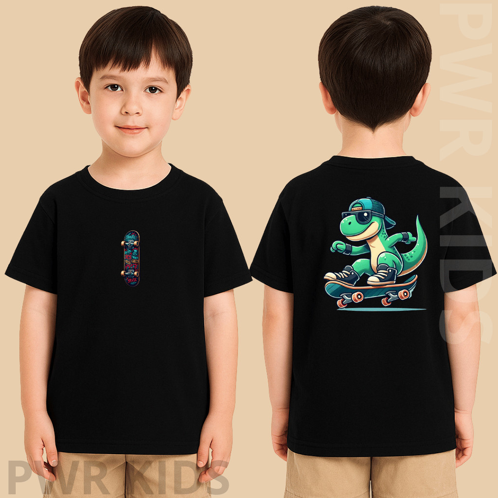 Camiseta infantil camisa estampada kids criança menina menino dinossauro de boné