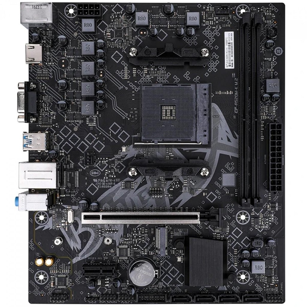 Placa Mãe Colorful BATTLE-AX A520M-K M.2 V14, A520, AM4, MATX, DDR4, BATTLE-AX A520M-K M.2 V14