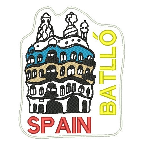 Imã de Geladeira -  Casa Batlló Espanha
