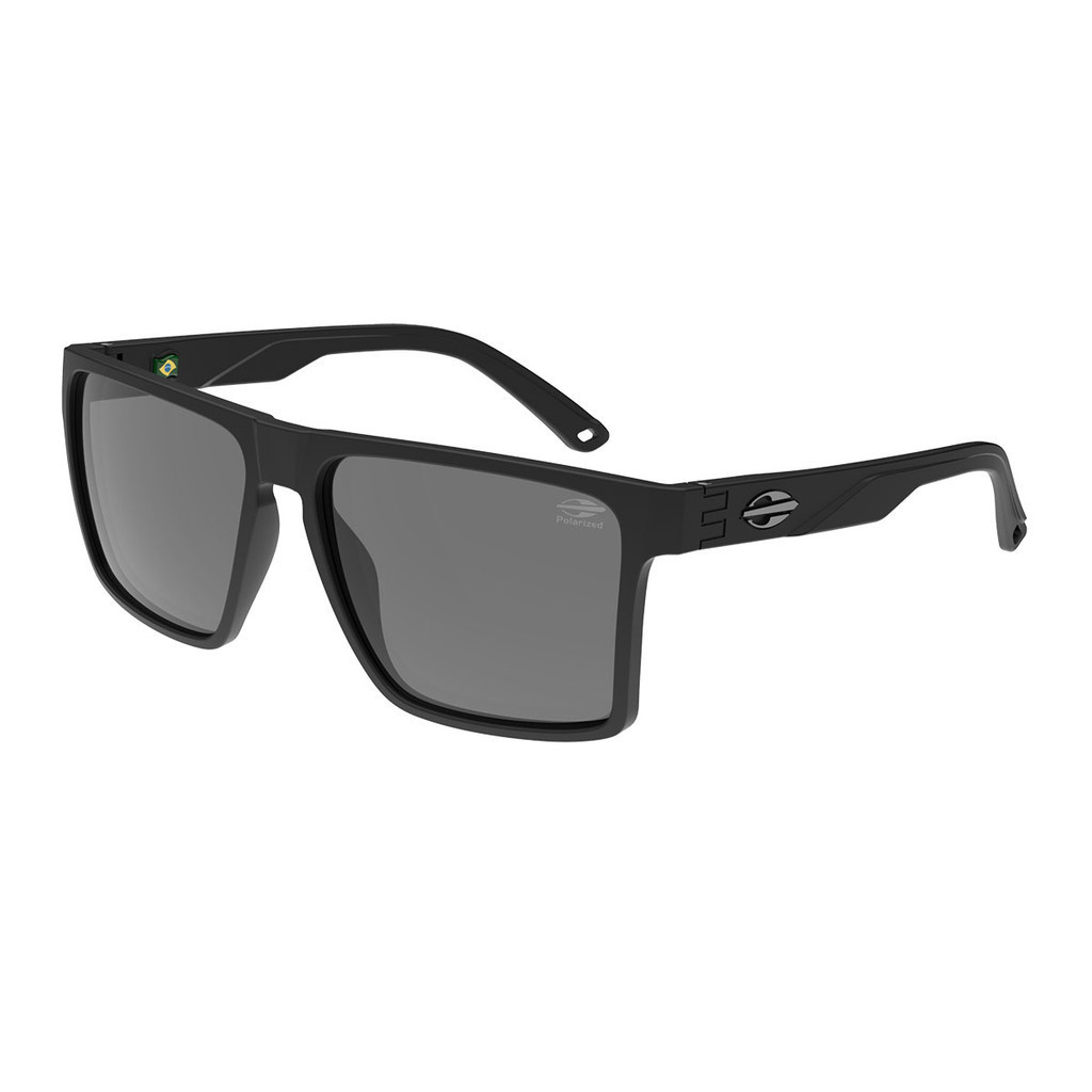 Óculos Solar Mormaii Monterey 2 M0166a1403 Preto Fosco Lente Cinza Polarizada cat1