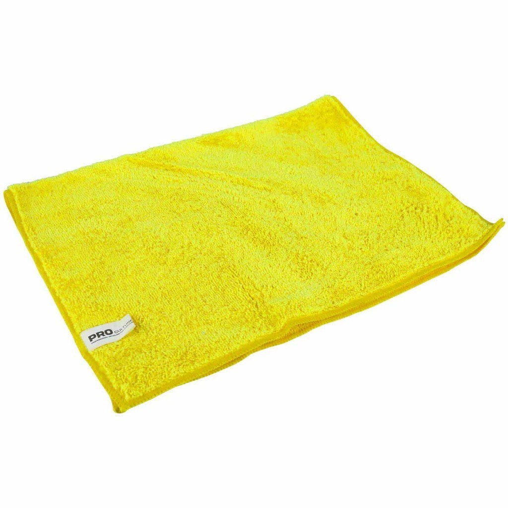 Flanela de Microfibra Amarela PRO Culture 350GSM - 40x60cm