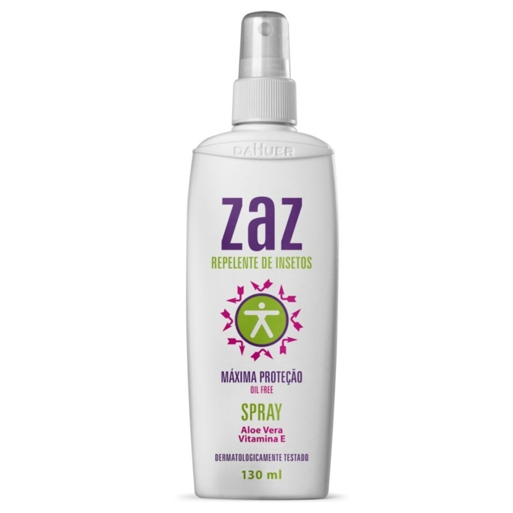 Repelente De Insetos Spray Zaz  130 ML em Oferta na Shopee