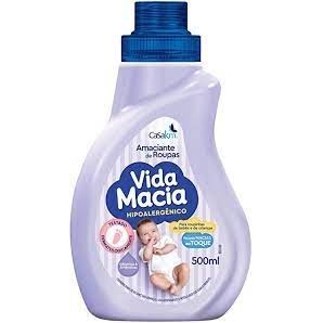 Kit 9 Vida Macia 3 Lava Roupa 6 Amaciante Amêndoa Camomila 500ml
