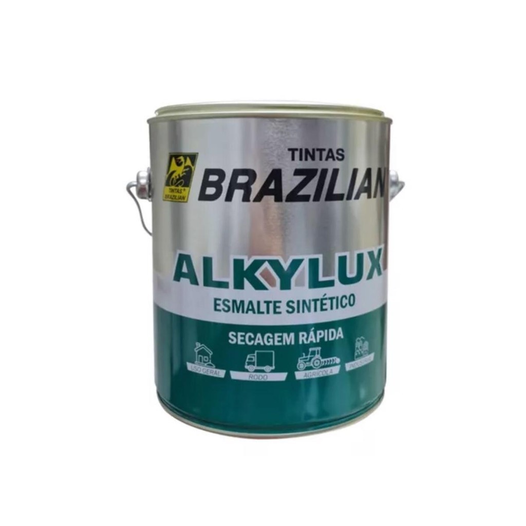 Esmalte Sintetico Alkylux Amarelo Ouro Brazilian 1/4........................................900ML em Oferta na Shopee
