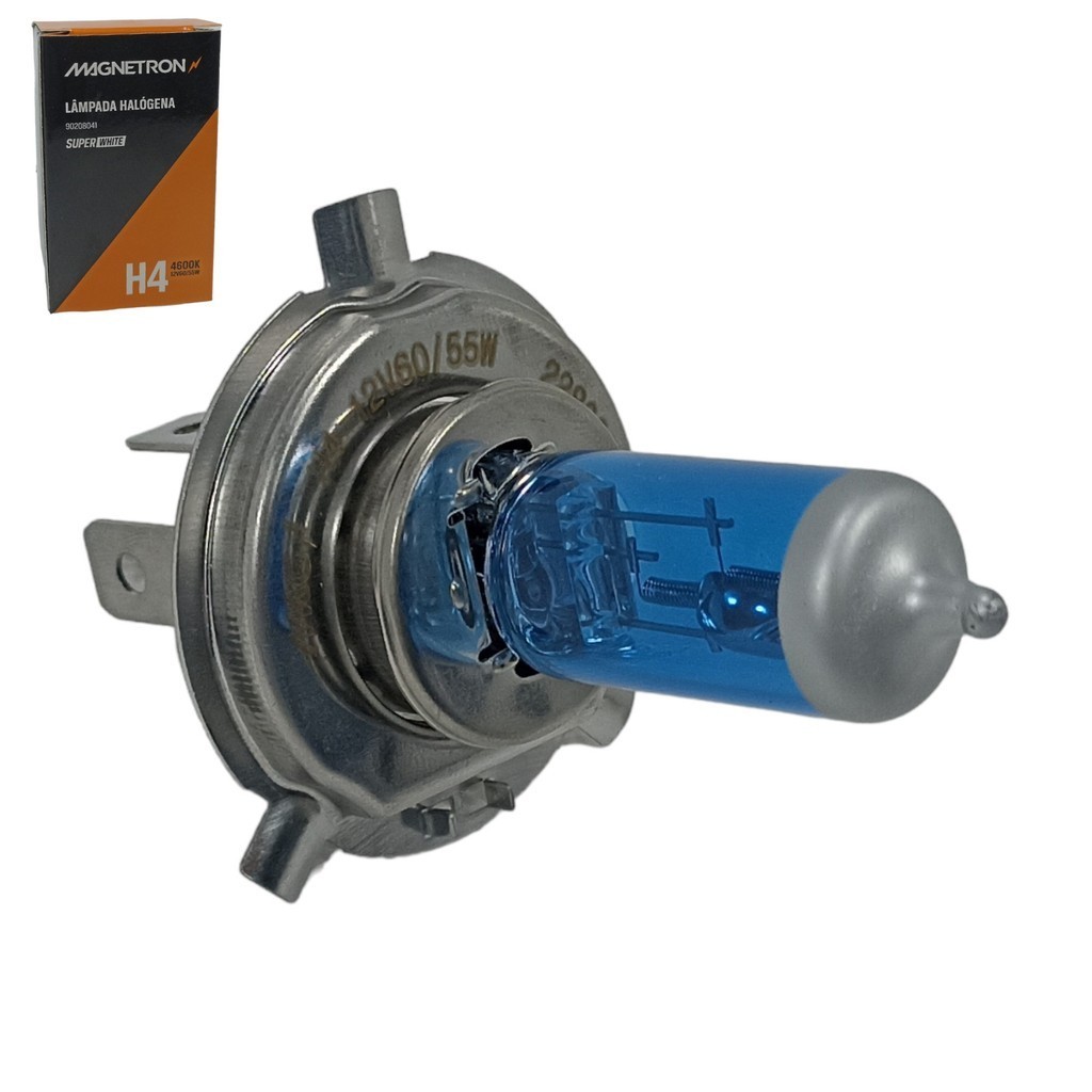 Lâmpada H4 60/55W Super Branca Modelo Universal em Oferta na Shopee