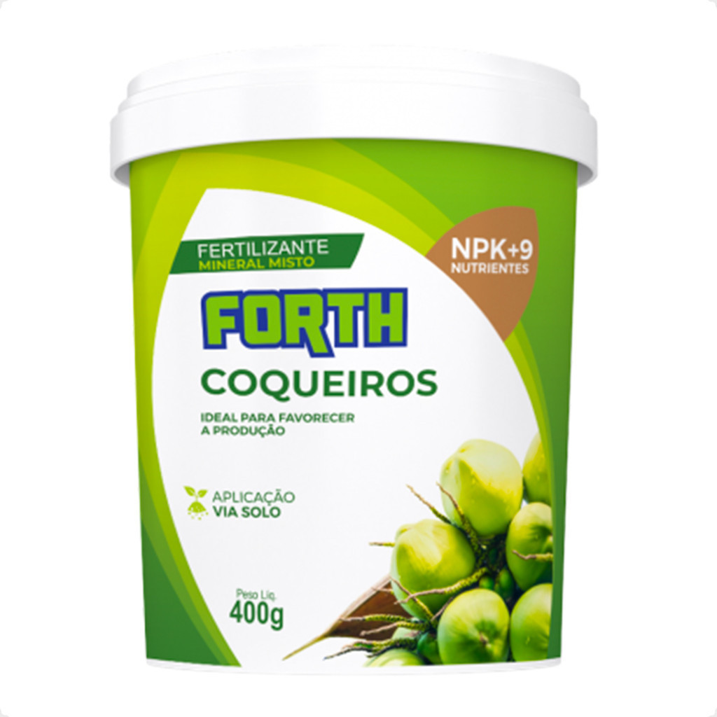 Forth Coqueiros Adubo Fertilizante - 400 g em Oferta na Shopee