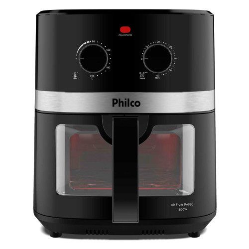 Fritadeira Elétrica Air Fryer Philco 9L PAF90 1800W - Home Appliances
