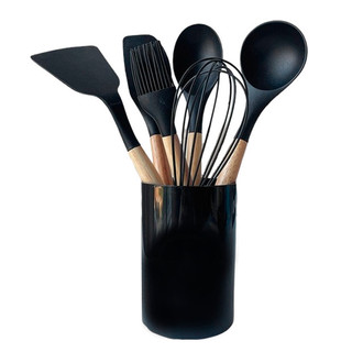 conjunto de 7 peças de utensilios de cozinha em silicone