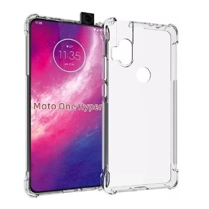 Capa Capinha Case Anti shock transparente para  Motorola Moto One Marco/One Hyper/One Fusion/One Atcion/One Vision/One Fusion Plus/One Zoom