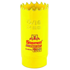 Serra Copo Fast Cut 24mm Starrett 15/16" Bi-Metal FCH1056-G