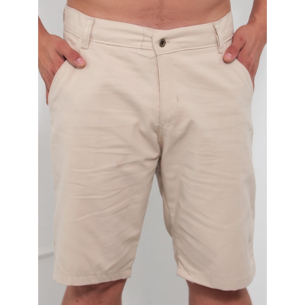 Bermuda Sarja Colorida Jeans Premium Masculino Diversas Cores