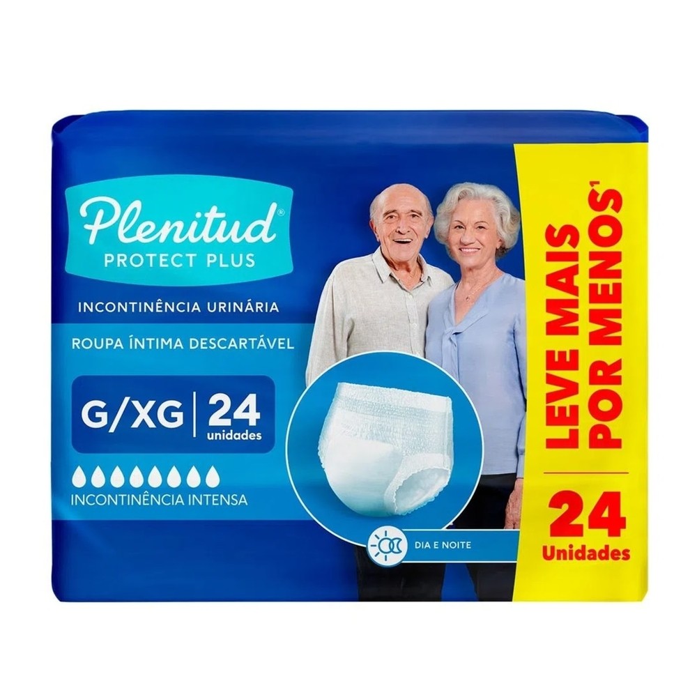 Roupa Intima Plenitud Protect Plus G/XG 24 Unidades