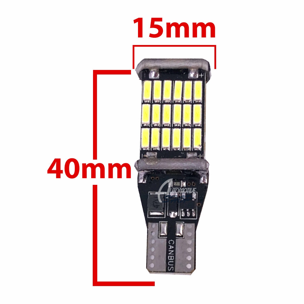 Lampada Pingo T15 W16W 45 Leds SMD TORRE Super Bco CAMBUS Un · foto 2