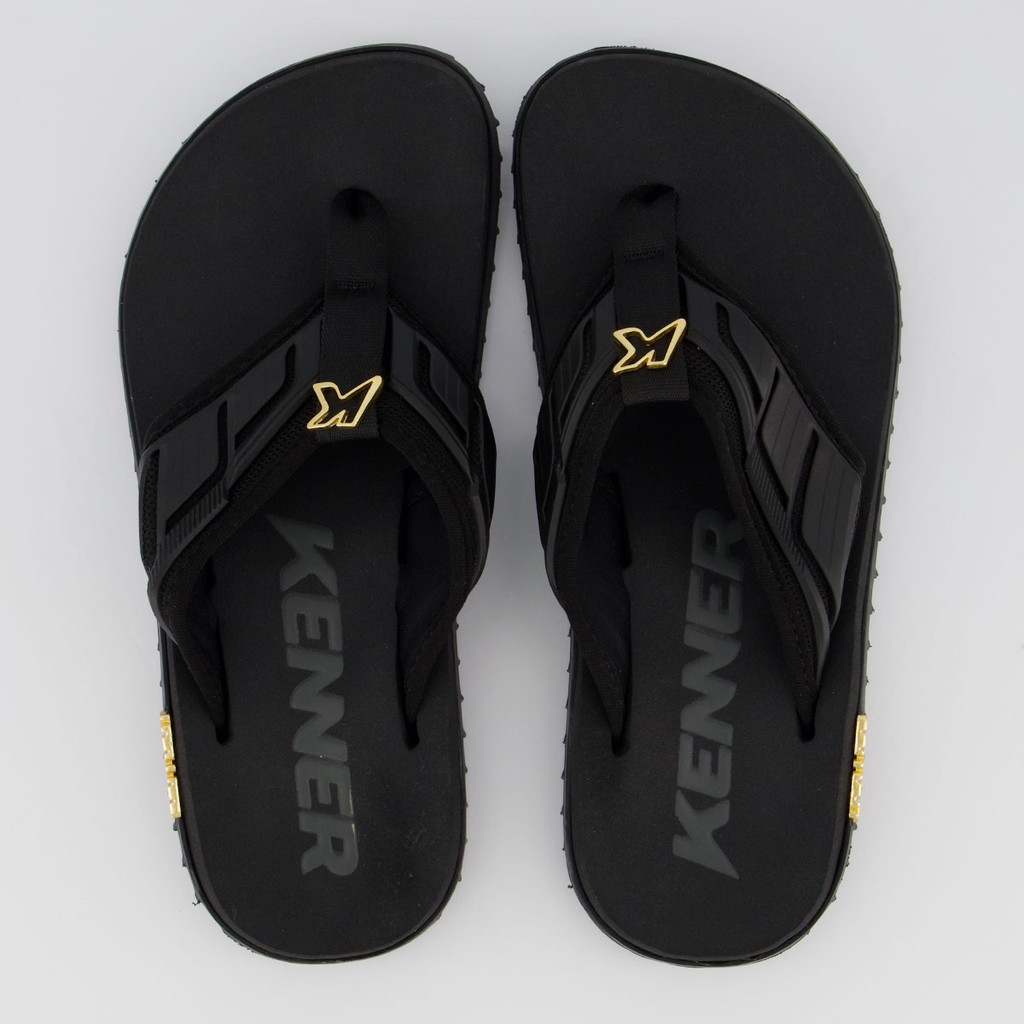Chinelo Kenner Kivah Full Force Gold Preto em Oferta na Shopee