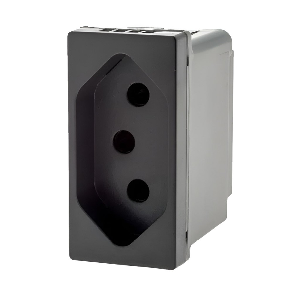 Modulo de tomada pial plus+ 10a preto