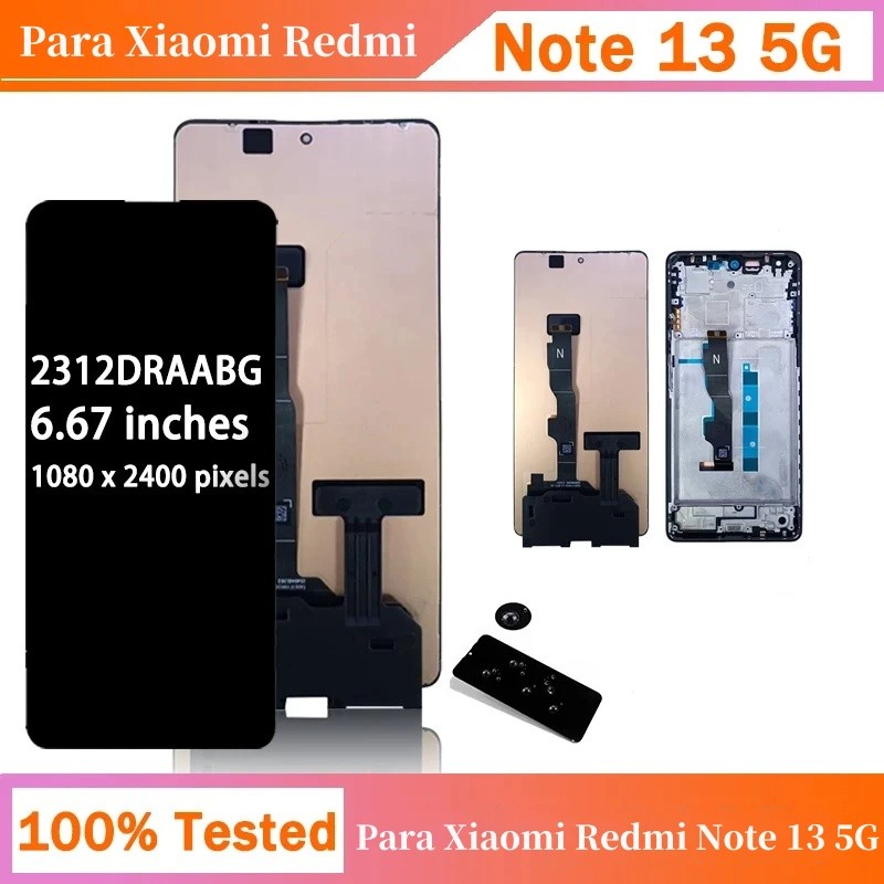 6.67" Premium Incell Display Para Xiaomi Redmi Note 13 5G&Note 13 Comapativel 23