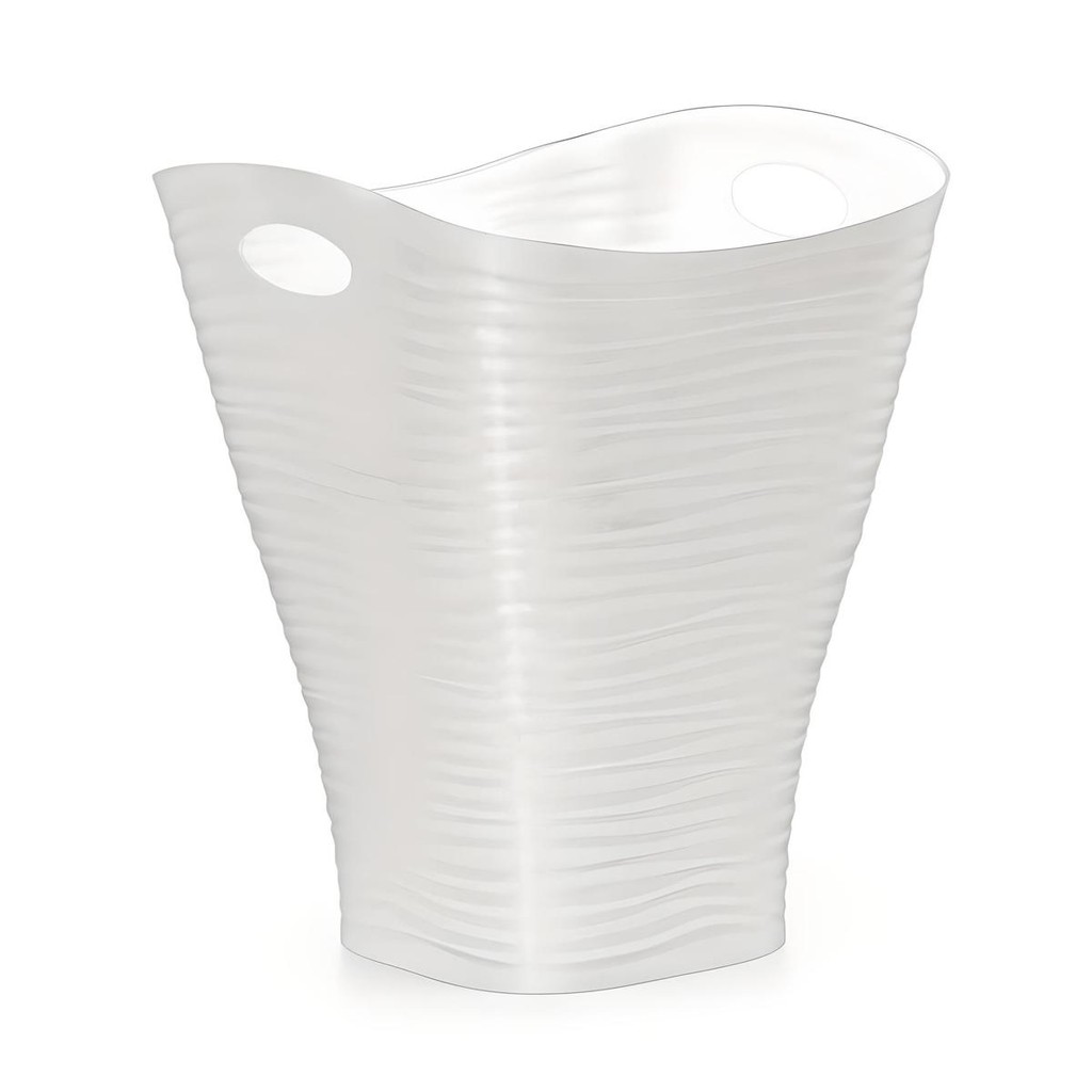 Lixeira / Cesto Eco Dunas 6,5Lts Branco 9010 - Dasplast - Home & Living