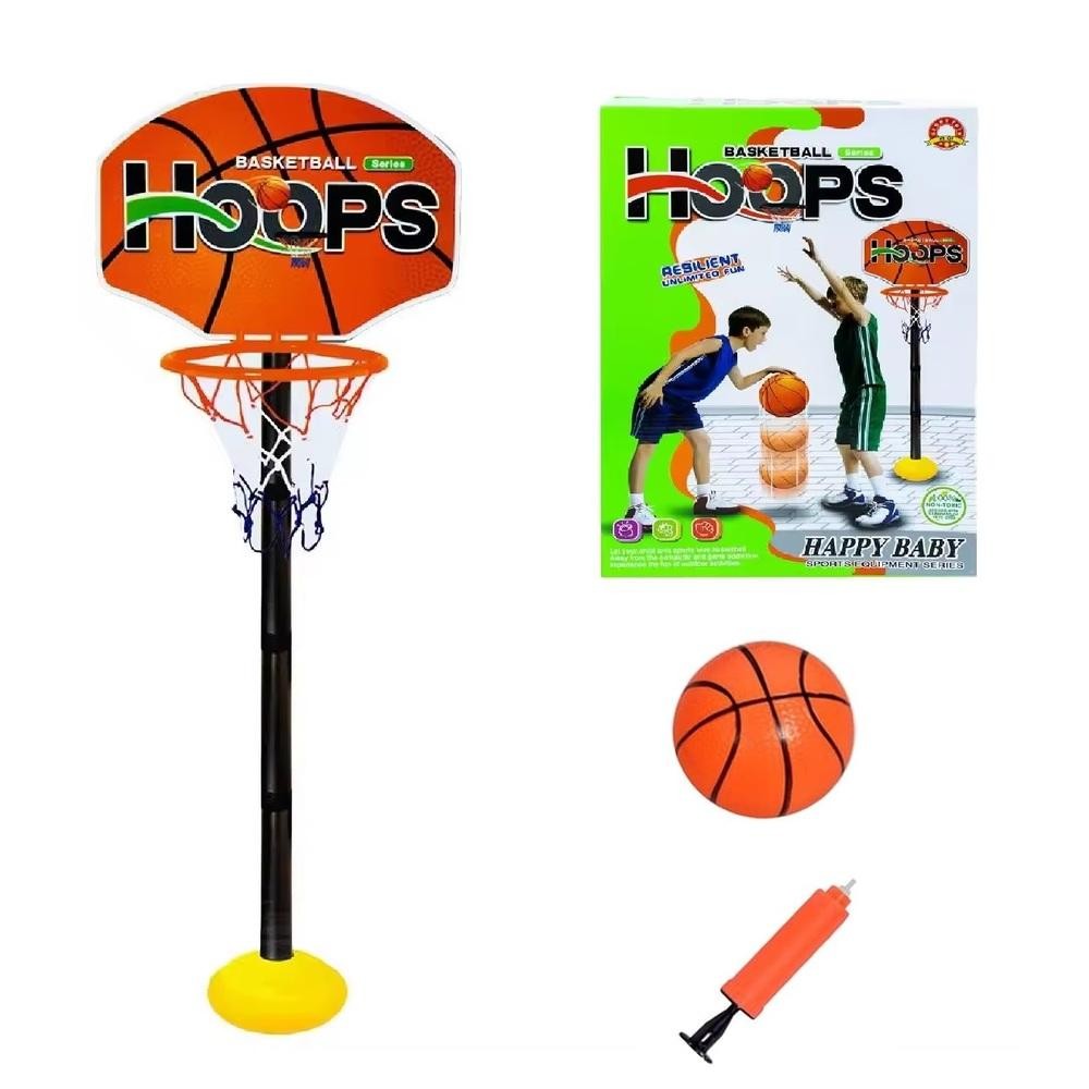Cesta Tabela de Basquete Infantil Ajustável Completa 115cm