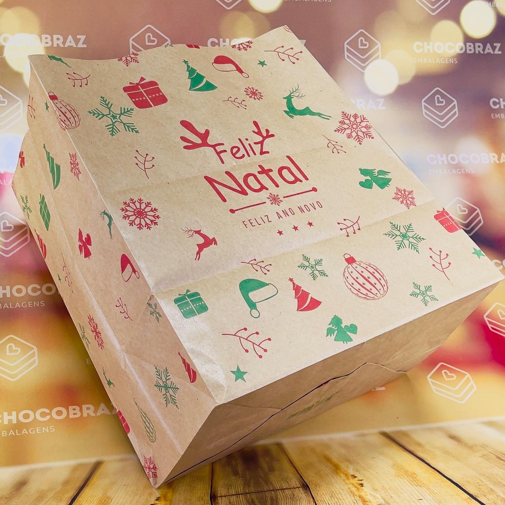50 SACO DELIVERY (PFM) - NATAL KRAFT  ID5098 (NATAL IDEIA 2025) - Stationery