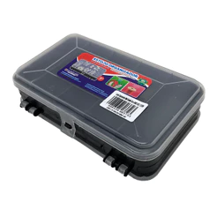 Estojo Para Pesca Organizador 8002 Duplo 17,5x10,5x4,5cm Arqplast