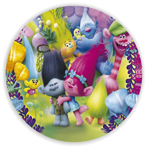 NOVO Painel Festa Infantil Redondo Trolls, Música a todo momento, mundo colorido de alegria + Arco, Suporte incluso. Fazemos personalizado com qualquer tema. Confeccionado em Lona fosca, impressão de alta resolução. cenário , p/ Decoração