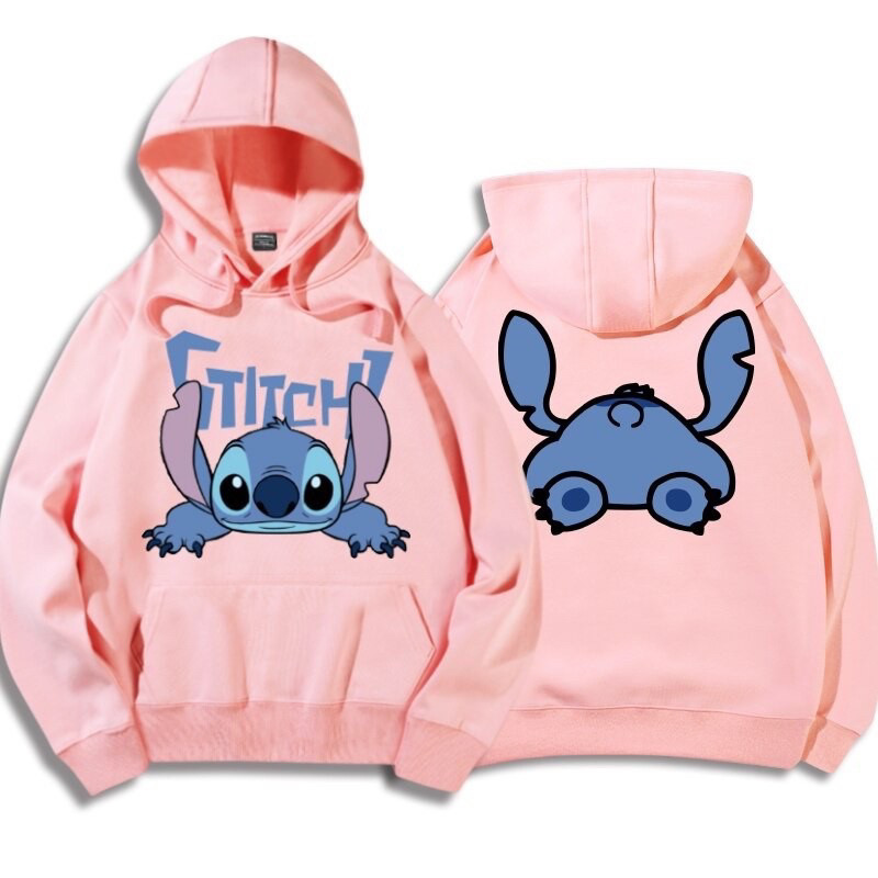Moletom Feminino Estampa Lilo Stitch Filme Seriado Flanelado com Capuz Inverno Qualidade Elexelente Envio Rapido